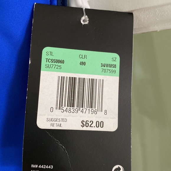 Nike Swimsuit Size 34/Wms8 Brand New! Royal Blue/White NWT - Picture 6 of 9